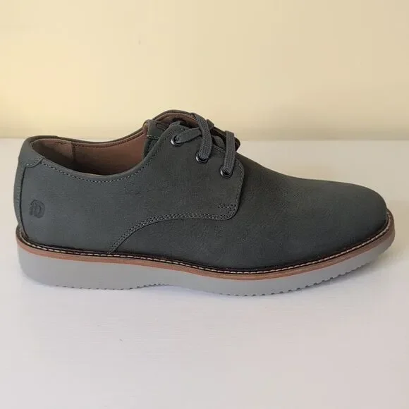 Dunham Men's 8 2E Clyde Plaintoe Dark Grey Suede Shoes, NEW - Picture 8 of 13